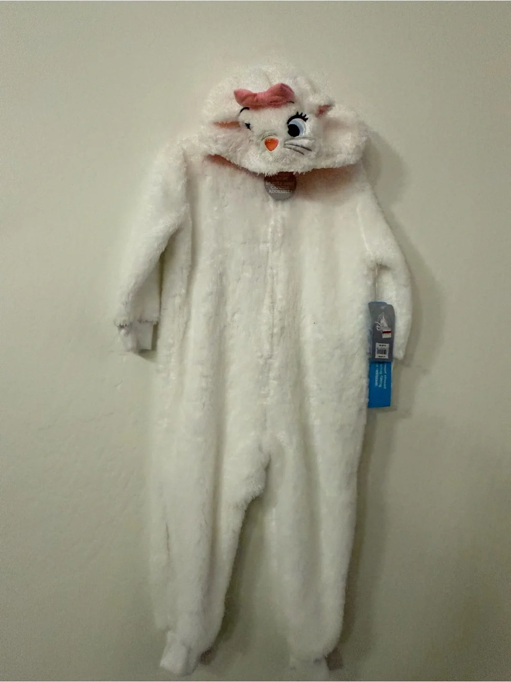 Disney Aristocrats White Marie Plush One-Piece Costume